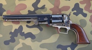 Perkussionsrevolver Vorderlader Western-Revolver Colt M 1851 Navy Kaliber .36 Black Powder Bj. 1975