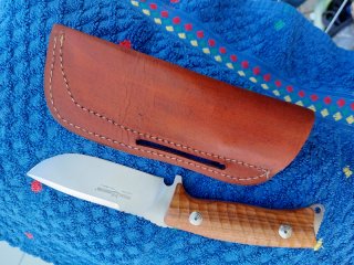 FOX KNIVES, PRO-HUNTER FX-131 neu, Lederscheide, Böhler N 690 Co Stahl