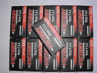 10 x Knallpatronen 9mm PAK Victory