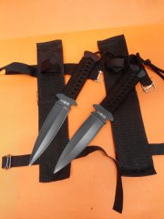 2 Stück DOLCH - Stiefeldolch - Wurfmesser kl