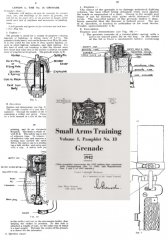 Nachdruck englische Ausbildungs-Vorschrift Gewehr- und Handgranaten von 1942