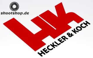 Auto-Aufkleber Heckler & Koch / Vinyl HK (weiss oder schwarz)