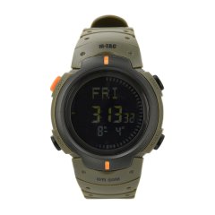 M-Tac® Taktische Uhr OLIV mit Kompass - zum Wandern / Joggen usw.