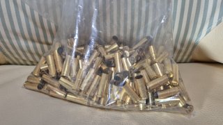 350 Hülsen .38 Spezial, lose, gereinigt, kalibriert, mit Zündhütchen