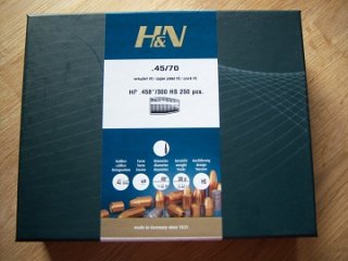 H&N.45/70(.458Dia.)-300-HP-verkupfert-HIGH-SPEED-250er Box