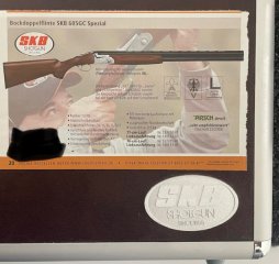 SKB Bock-Doppelflinte 605GC im Kaliber 12/76