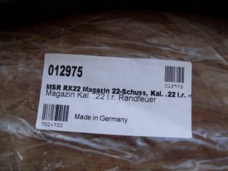 Anschütz 22 Schuss Magazin für MSR-RX 22
