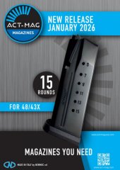 Magazin für GLOCK 43x/G48 , 15 Schuss,aus Metal , NEU von WF-SPORTS