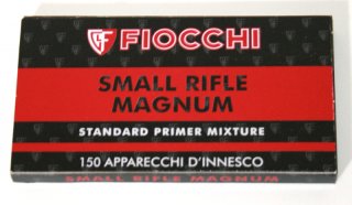 FIOCCHI BOXER Zündhütchen Small Rifle Magnum S.R.M. 150St. SOFORT LIEFERBAR ! Primer Anzündhütchen