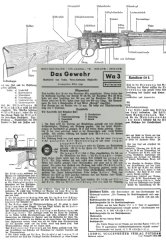 Nachdruck Taschenkarte Wehrmacht Karabiner 98k