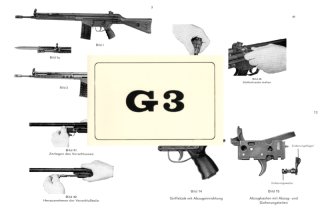 Nachdruck Bedienungsanleitung Gewehr G3 Bundeswehr