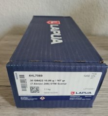 1000 Stück Lapua .30cal (.308 Dia) Scenar OTM 167gr # GB 422
