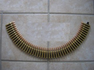 Dekomunition .308/7,62x51Win, 50 Stück auf Zerfallgurt CU