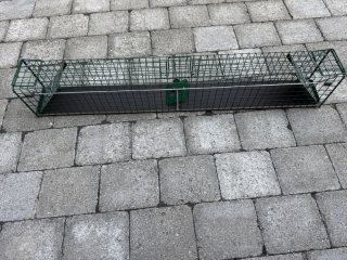 Marderfalle 100cm lang Lebendfalle lebend Falle Marder-Falle verzinkt