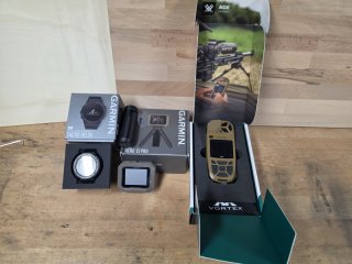 Garmin Xero C1 Pro, Garmin Tactix Delta Solar Applied Ballistics und Vortex ACE Ballistik Rechner