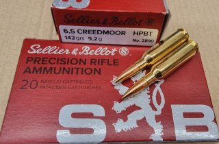 6,5Creedmoor/142grs OTM Match S&B 100 stk. No. 2890 # SSZ Berka