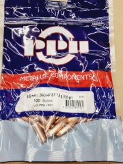 6,5mm-.264/120grs HPBT PPU Geschosse 500 Stk. B-485#