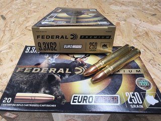 9,3x62/250grs. Eurocopper Federal Premium Bleifrei 20 stk. No. 300P9362CXI # SSZ Berka