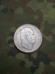 5 Reichsmark Silber Preußen 1876