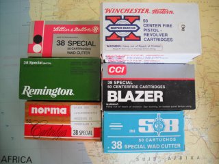 700 Schuss .38 spezial wadcutter