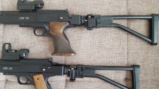 Schulterstütze Schaft klappbar für Weihrauch HW45 HW75 100% Aluminium