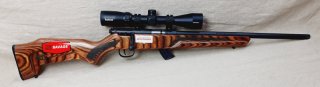 Rep.Büchse Savage Mark II Minimalist braun .22 LR, 18" Lauf,1/2x28 10 RD Magazin + ZF 5/1321