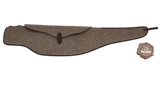 Pirschfutteral aus Filz braun