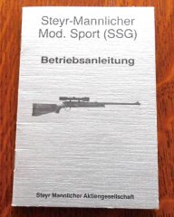 Betriebsanleitung Steyr-Mannlicher Mod.Sport SSG SSG