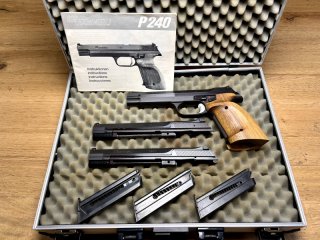 Sportpistole Set SIG - Hämmerli P240 Kal.38 Special Wadcutter mit WS.32 S&W Long Wadcutter & .22 LR