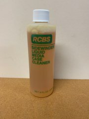 NEUE RCBS SIDEWINDER Liquid Media Case Cleaner für Naßreinigung Hülsen Zusatzmittel