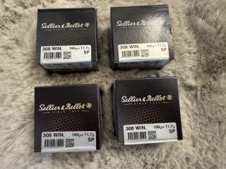 Sellier & Bellot .308 SP Teilmantel 180grs (200 Schuss)