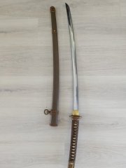 Authentieke Japanse WW2 Shin Gunto Type 98 , gesigneerd en dated .
