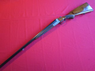 Schöne Querflinte Doppelflinte H. Peterseil München 16/70