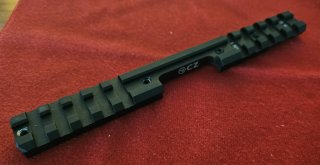 CZ 456 Picatinny Rail 25 MOA