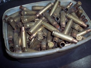 großer Konvolut Messinghülsen .308 NATO 7,62x51 gezündert DachbodenfundDachbodenfund