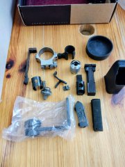 Teile - Konvolut - Reste - Material Ruger-Ring Visier Lader