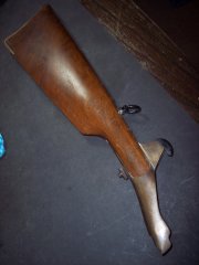 Anschlagschaft für Colt M1860 Revolver .44 Sharps Winchester 1873 1866 Vorderlader Dachbodenfund
