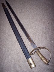 englisches ? Schwert ? Säbel ? Bajonett Lee Enfield Walther Mauser MP40 Konvolut Dachbodenfund