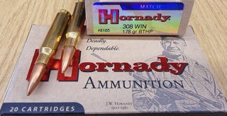 .308/178grs HPBT Hornady Match 20 stk. No. 8105 #