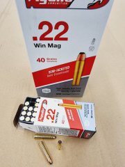 .22WinMag 40grs Aguila Semi-Jacketed 50 Stk. 571m/sek.