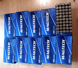 500 Hülsen Magtech 357mag einmal abgeschossen