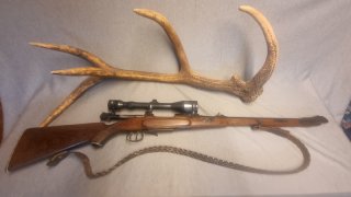 Mauser , eleganter Umbau im englischen Stil, Sammlerwaffe 7x57