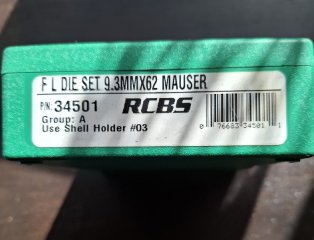 RCBS Matrize 9,3 x 62