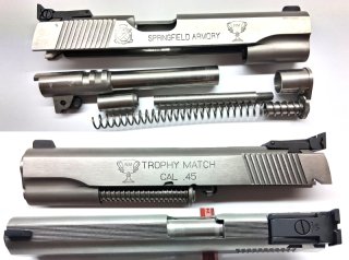 Wechselsystem Springfield Armory TROPHY MATCH Stainless Steel 1911 Kaliber .45 ACP LPA Visier
