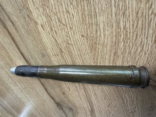Deko Patrone 20x138mm B Breda / Solothurn – Italien 1943 (BPD) – TOP Sammlerstück! Wehrmacht