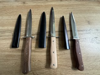 Set Deko Kampfmesser Replik Grabendolch & Infanteriemesser 42 WK1/WK2 Militaria