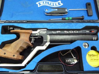 1 Matchluftpistole Walther LP 500, Kal. 4,5mm