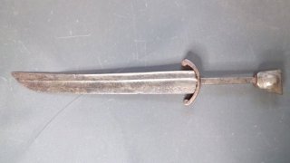 Alter Italienischer Dolch (Haus Wehr) aus einer Schiavona gemacht
