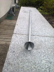 Großer Pulvertrichter für Vorderladergewehr 100cm lang