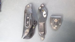 älteres Pistolen/ Revolver? Holster 3 Teilig Modell HS 87